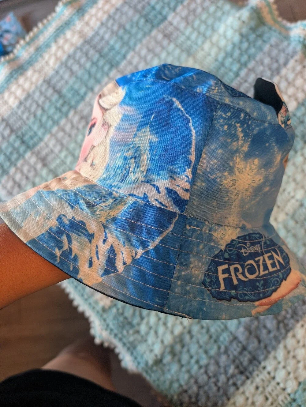 Disney Frozen Elsa Blue‎ Kids Bucket Hat